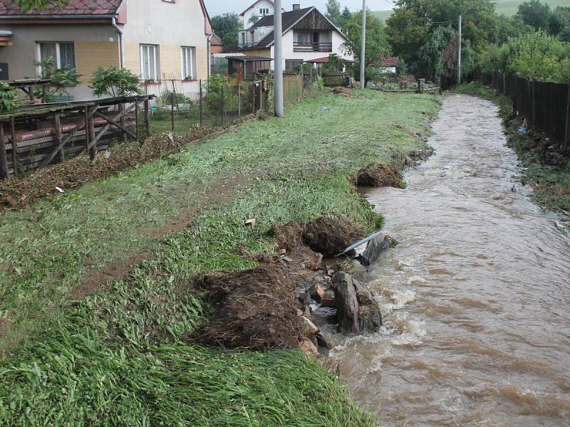 Povodně v Kocourově 