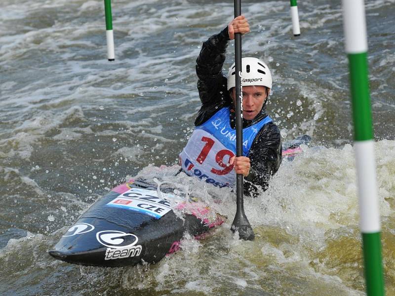 Karolína Galušková na závodě světového poháru v Troji.