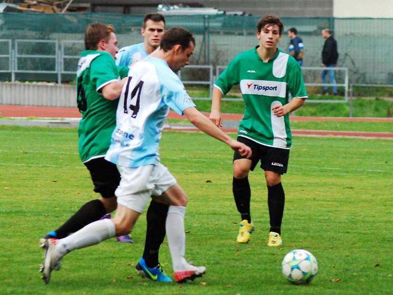 Divize: Sušice (v zeleném) - Jindřichův Hradec 4:1.