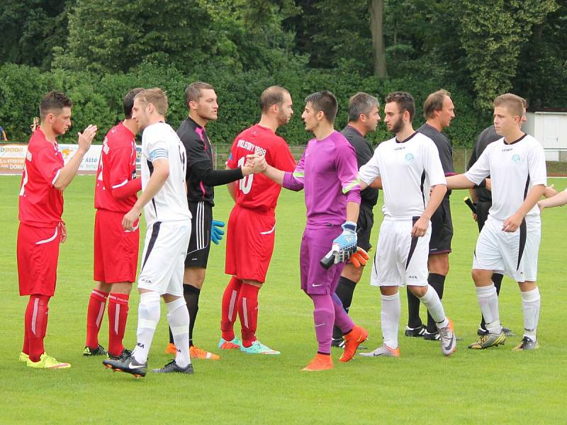 Předkolo MOL Cupu 2016/2017: Sušice (bílé dresy) - Klatovy 0:5