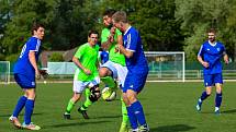 25. kolo I. A třídy: TJ Sušice (modří) - Bohemia Kaznějov 1:0.