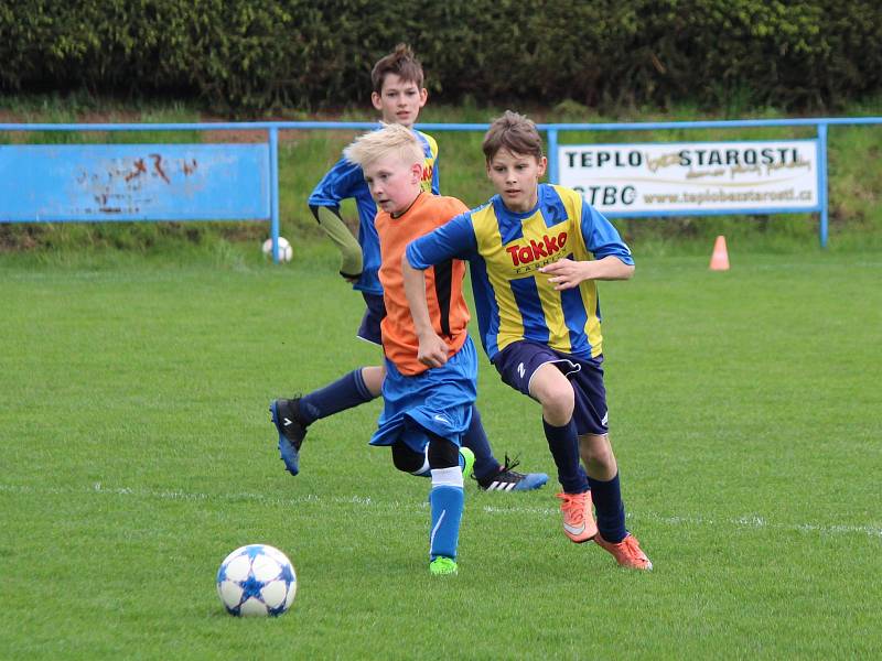 Okresní přebor mladších žáků 2016/2017 : Měčín (oranžové dresy) - Sušice B 1:13