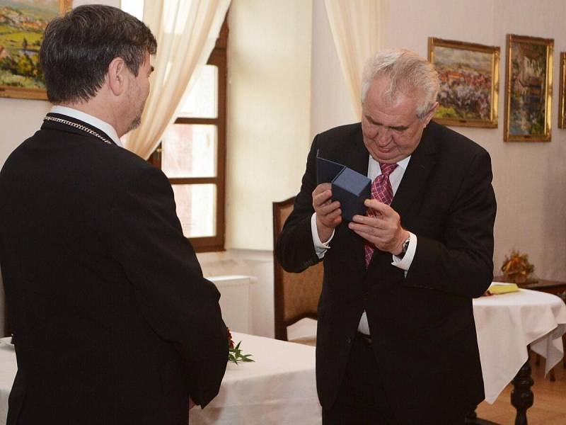 Prezident Miloš Zeman v Horažďovicích