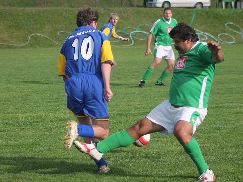 IV. třída, skupina A Ježovy - Dlažov 5:2.