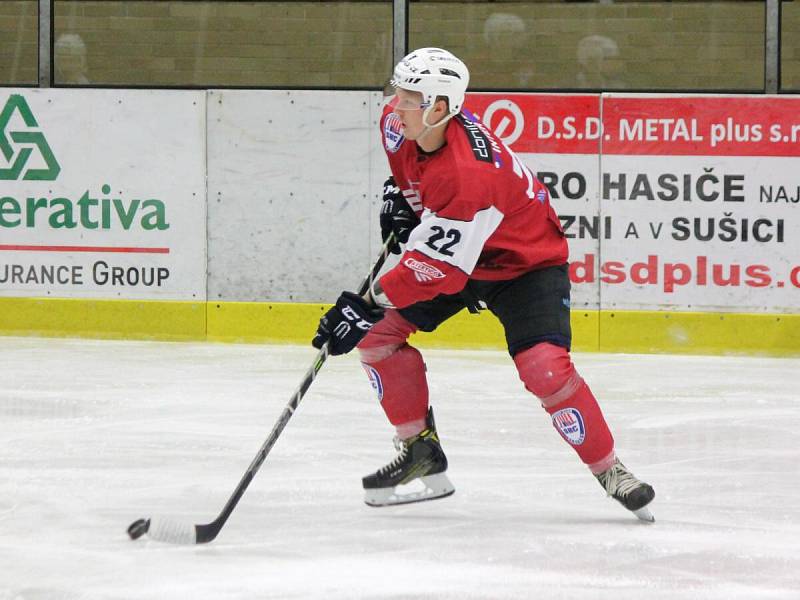 Přípravný zápas 2016: SHC Klatovy (červené dresy) - 1. EV Weiden 7:1