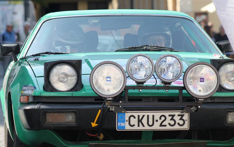 28. Historic Vltava Rallye - start Klatovy.