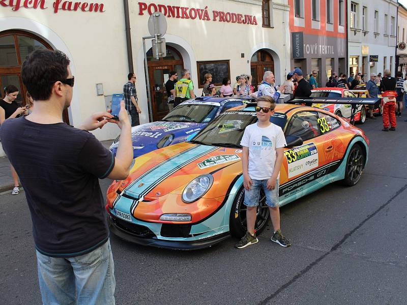 Start 53. Rallye Šumava Klatovy