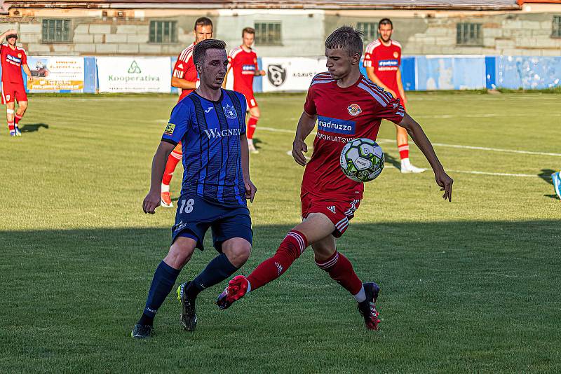 Letní příprava: SK Klatovy 1898 - TJ Jiskra Domažlice (modří) 0:5.