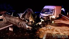 Vážná dopravní nehoda se stala ve středu večer nedaleko Švihova na Klatovsku.