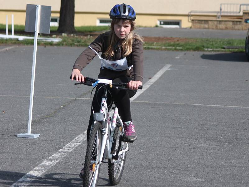 Okresní soutěž mladých cyklistů v Klatovech