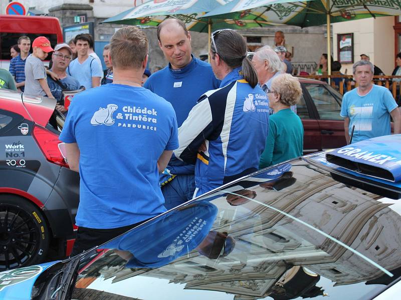 Start 53. Rallye Šumava Klatovy