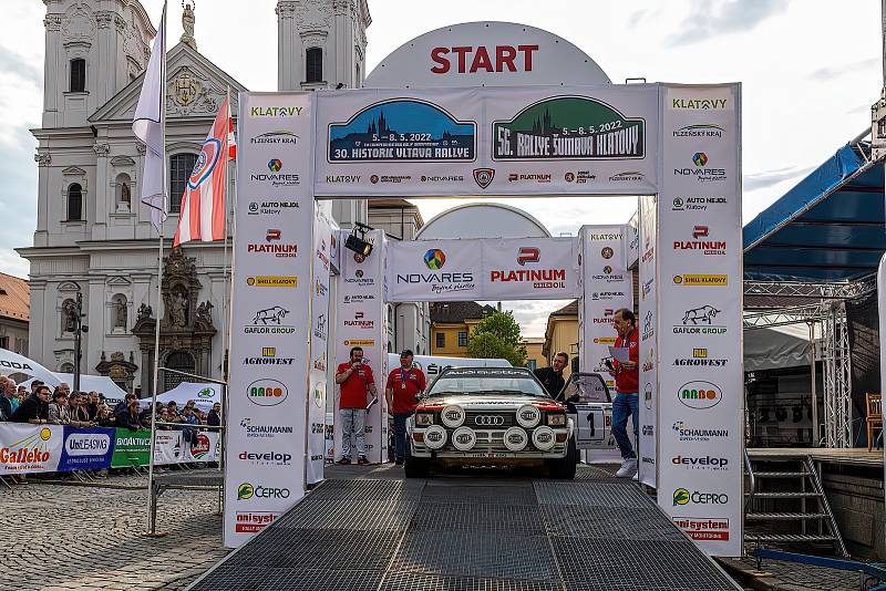 Zahájení 56. Rallye Šumava Klatovy.