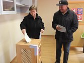 Volby v Dlažově.