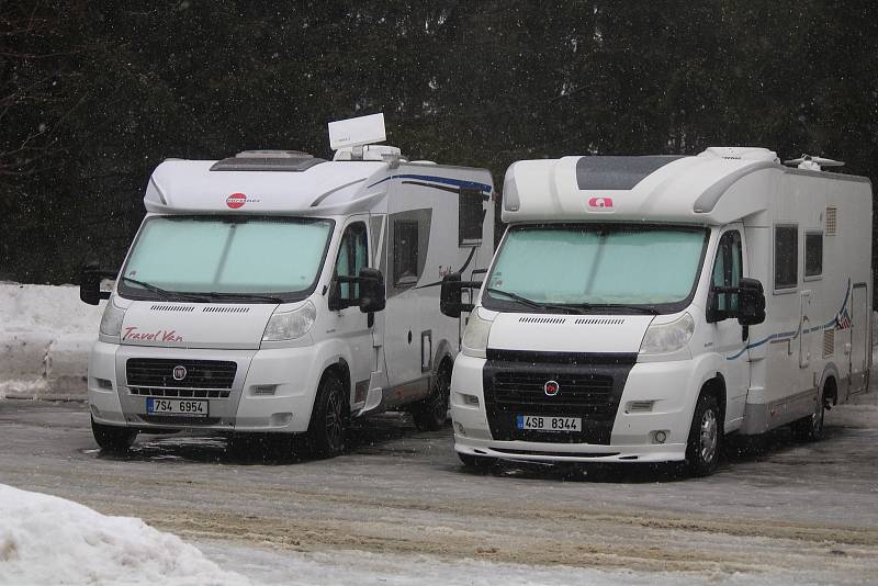 Šumava v sobotu 30. ledna.