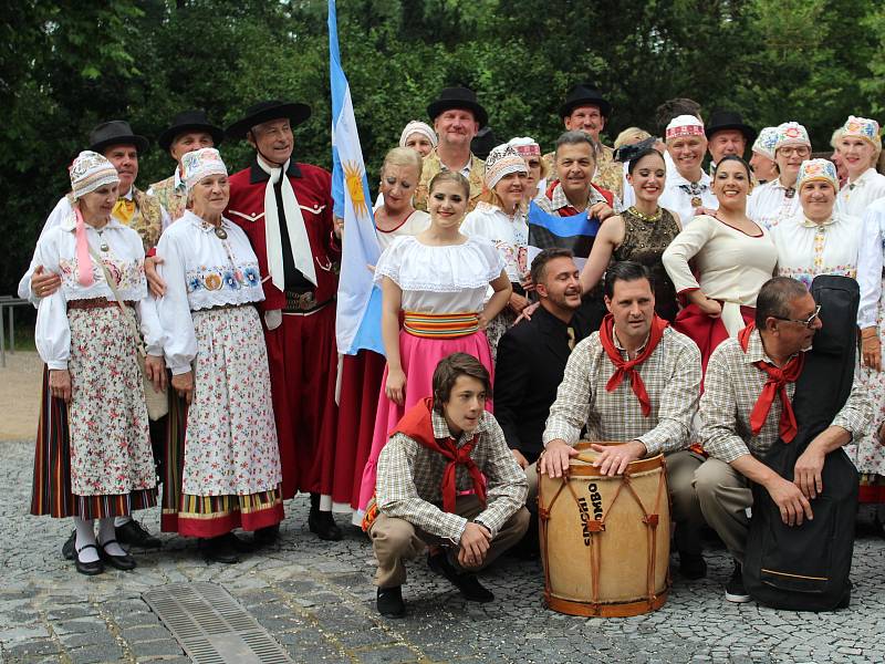 Folklorní festival v Klatovech 2018.