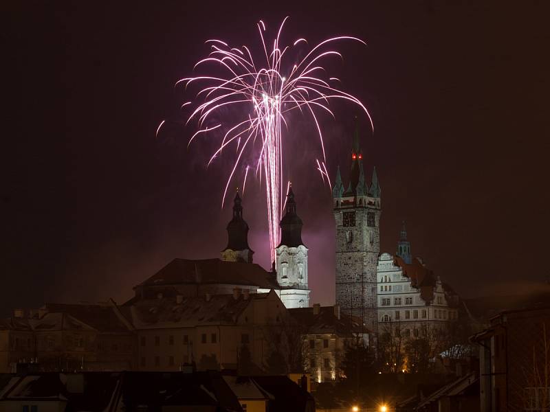Nový rok na klatovském náměstí 2015.