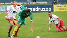 Divize 2016/2017: SK Klatovy 1898 (bílé dresy) - 1. FC Karlovy Vary 1:3