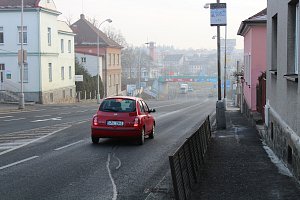 Domažlická ulice v Klatovech.