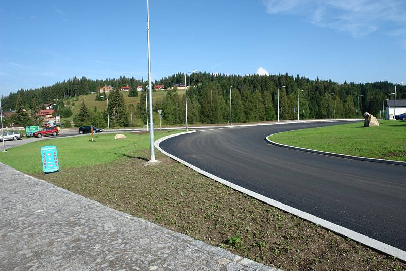 Silnice v Národním parku Šumava mezi Srním, Antýglem a Modravou obdržela Cenu Ministerstva dopravy ČR