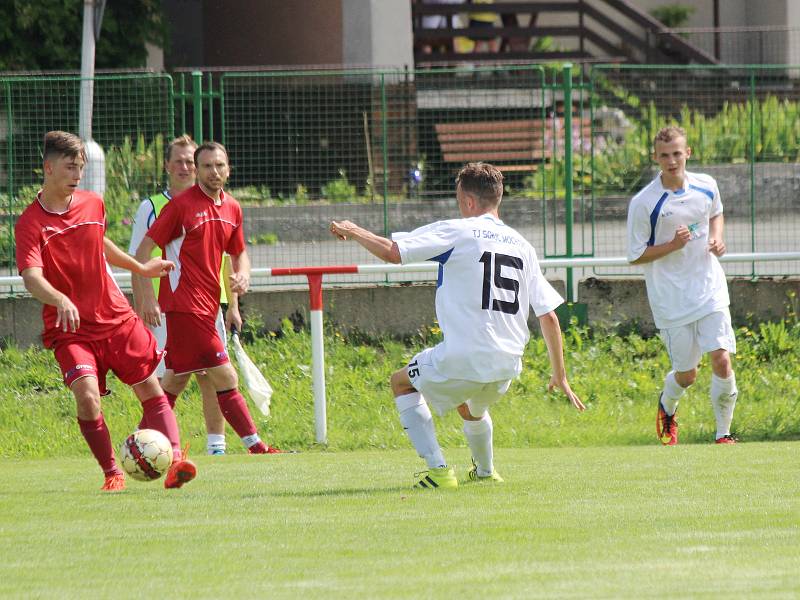 Přípravné fotbalové utkání Mochtín - Vejprnice.