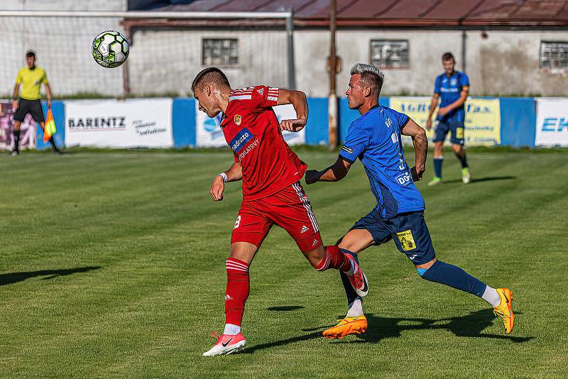 Letní příprava: SK Klatovy 1898 - TJ Jiskra Domažlice (modří) 0:5.