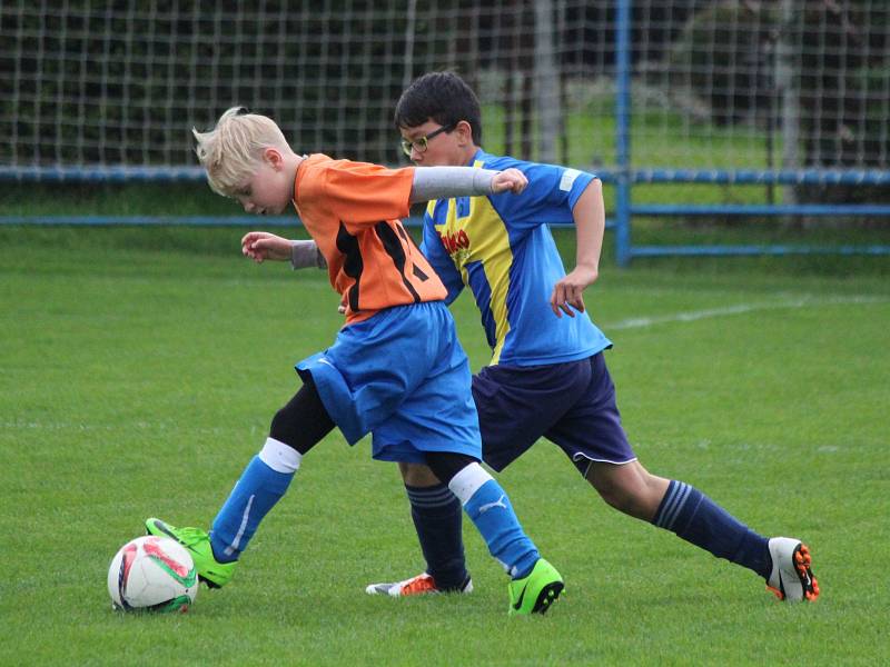 Okresní přebor mladších žáků 2016/2017 : Měčín (oranžové dresy) - Sušice B 1:13