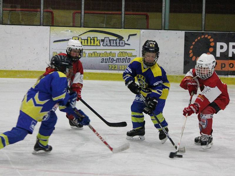 Minihokej 3. třídy: HC Klatovy (červené dresy) - HC Meteor Třemošná 14:24