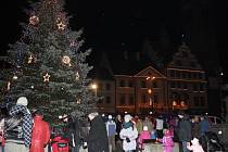 Rozsvícení vánočního stromu v Klatovech