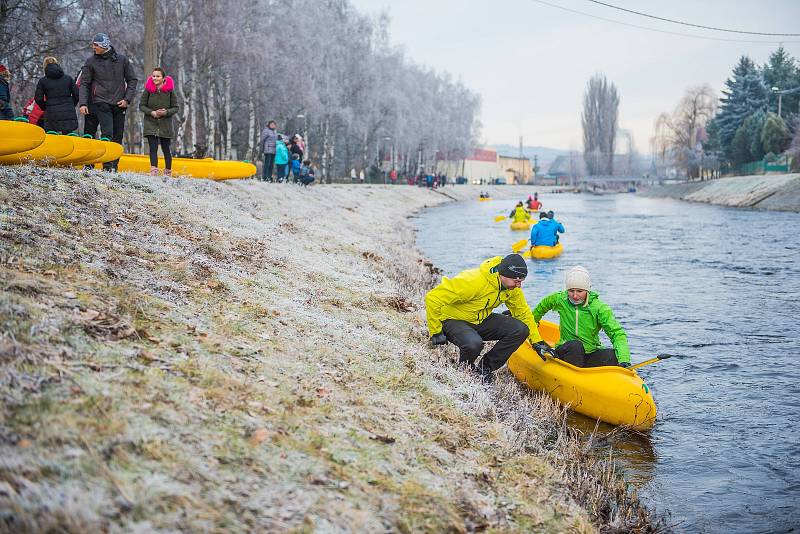 Vánoční splouvání Otavy s Lubomírem Brabcem 2017