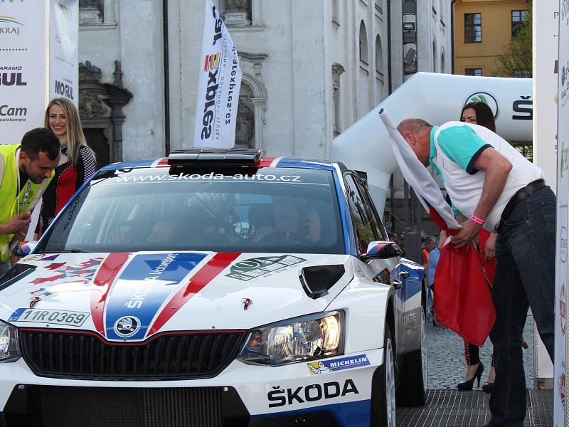 Start 53. Rallye Šumava Klatovy