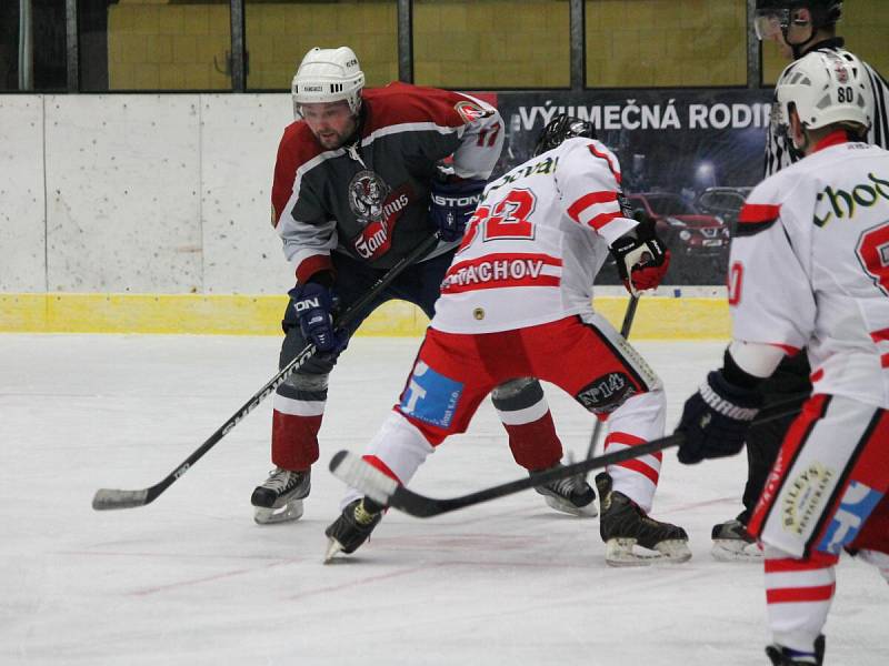 Krajská soutěž: HC Bidlo Malá Víska (šedé dresy) - HC Tachov 2:2