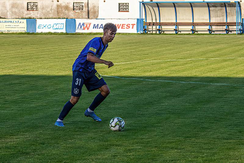 Letní příprava: SK Klatovy 1898 - TJ Jiskra Domažlice (modří) 0:5.