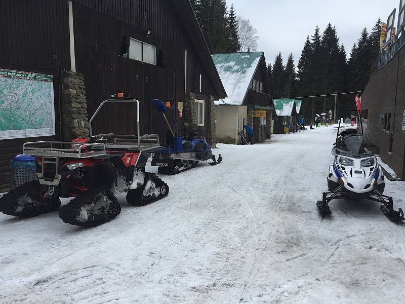 Fotoreportáž z areálu Ski&Bike Špičák