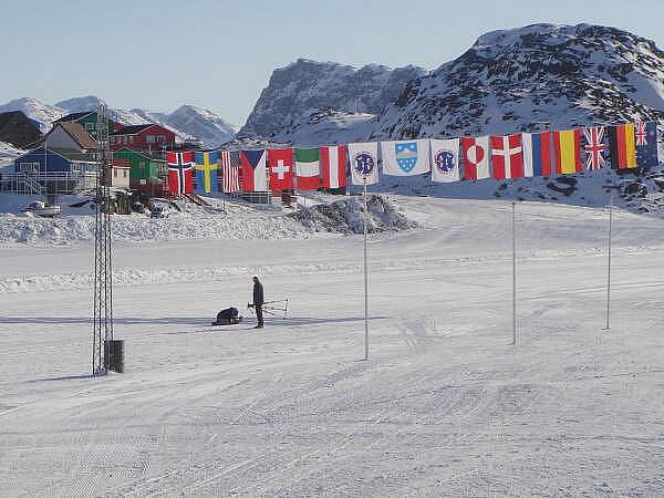 Klatovský lyžař Bohumil Němec na závodu Arctic Circle Race 2011 v Grónsku