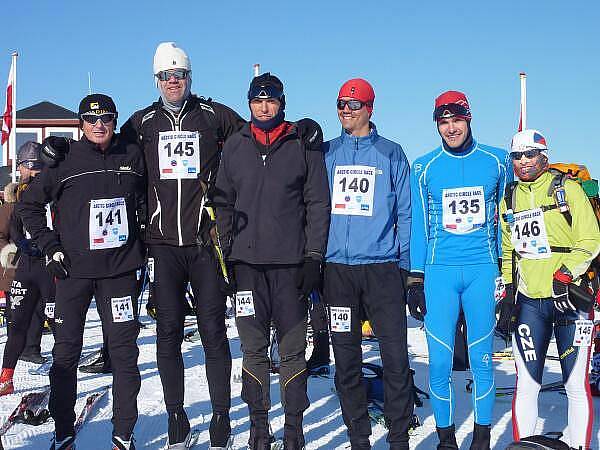 Klatovský lyžař Bohumil Němec na závodu Arctic Circle Race 2011 v Grónsku