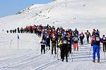 Klatovský lyžař Bohumil Němec na závodu Arctic Circle Race 2011 v Grónsku