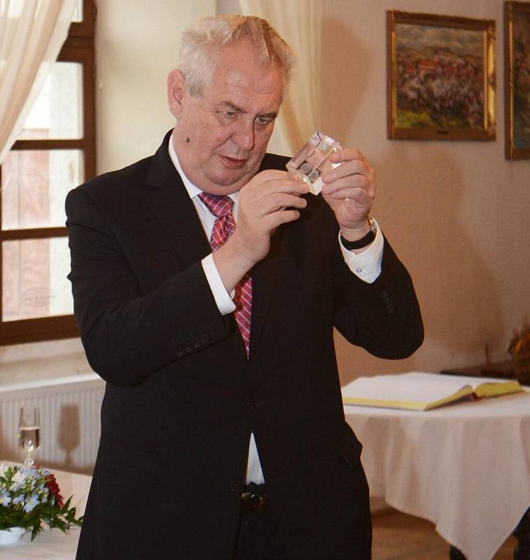 Prezident Miloš Zeman v Horažďovicích