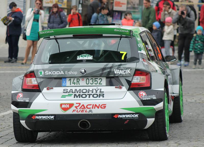 54. Rallye Šumava Klatovy - start Klatovy.