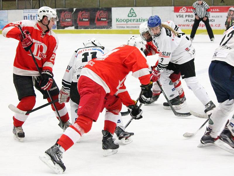 Krajská liga juniorů jižních Čech: HC Klatovy B (bílé dresy) - HC DDM České Budějovice 1:5