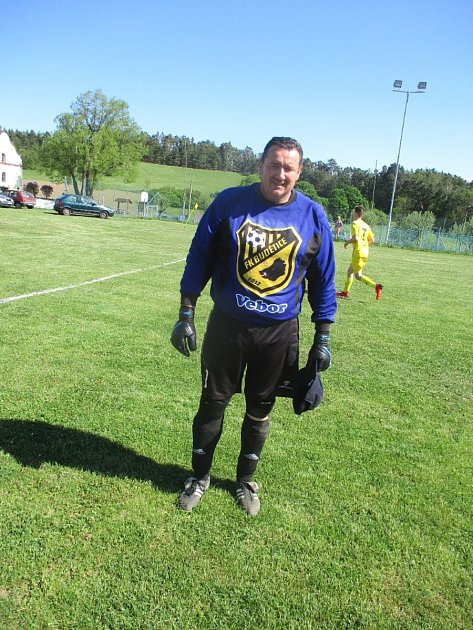Brankář FK Budětice 2012 Pavel Toucha.