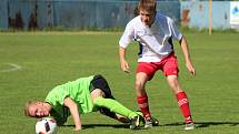 Krajský přebor staršího dorostu 2016/2017: Klatovy (bílé dresy) - Vejprnice 1:4.