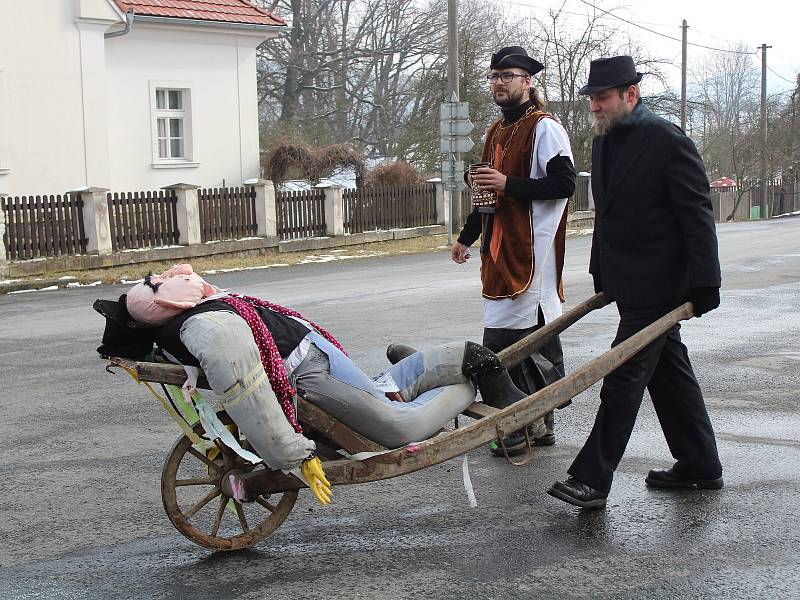 Masopustní průvod v Chudenicích.