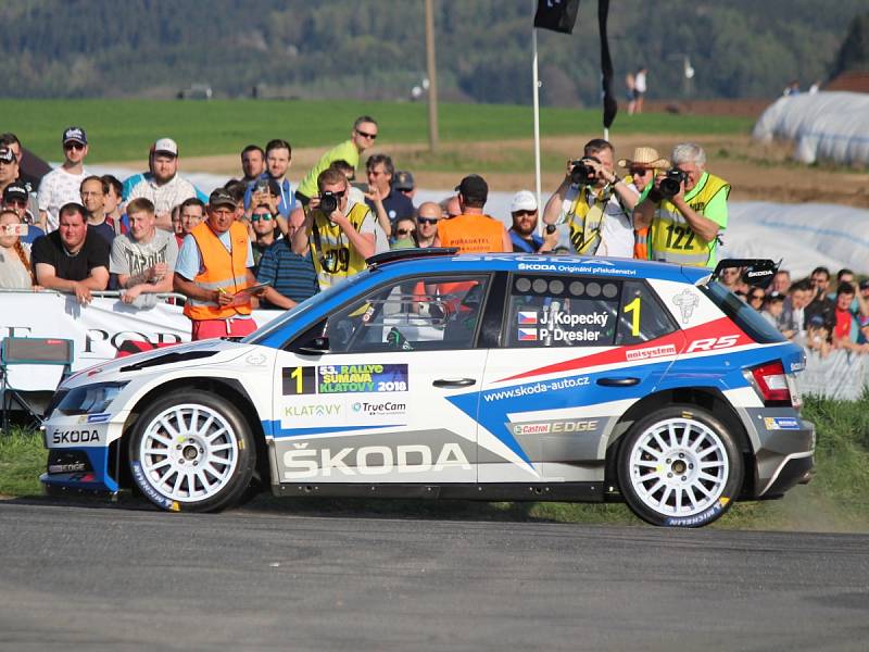 Rallye Šumava Klatovy 2018: RZ 1 - Klatovský okruh