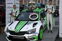 Rallye Šumava Klatovy 2017 suverénně ovládla posádka továrního týmu Škoda Motorsport Jan Kopecký, Pavel Dresler s vozem Škoda Fabia R5
