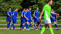 25. kolo I. A třídy: TJ Sušice (modří) - Bohemia Kaznějov 1:0.