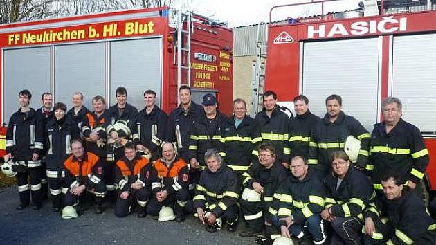 Společné cvičení nýrských a neukirchenských hasičů