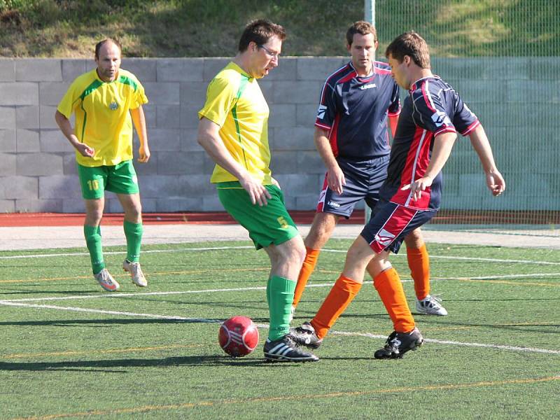 Klatovská Open liga v malé kopané. Geroj Klatovy - Norton Milence 6:8.