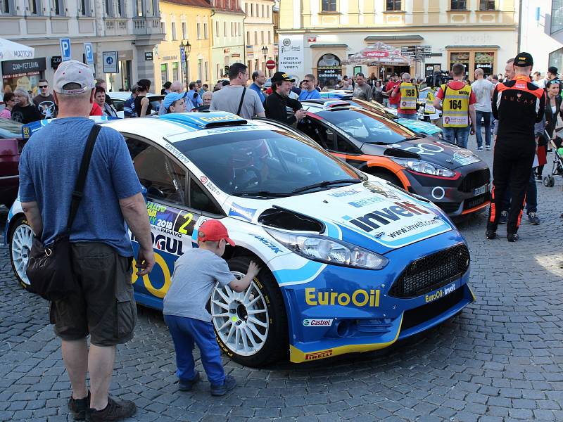 Start 53. Rallye Šumava Klatovy