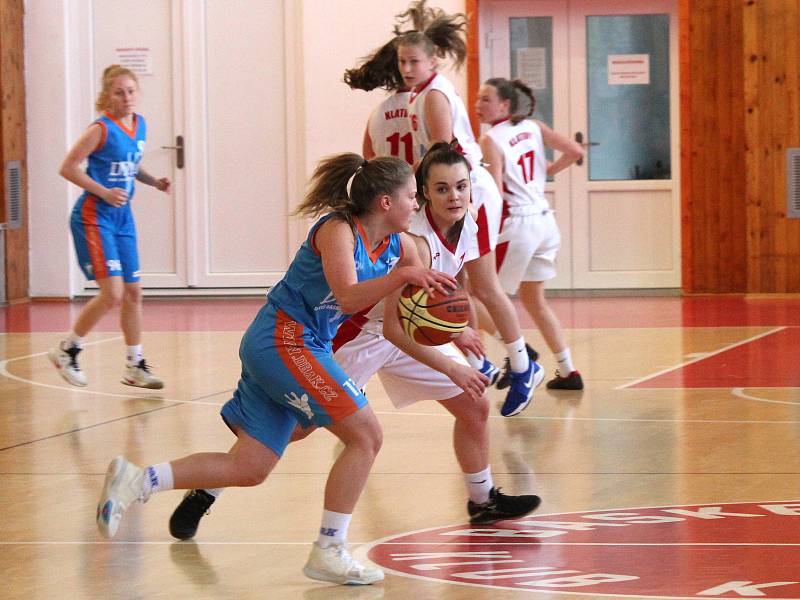 Basketbal, liga kadetek U17 finálová skupina: Klatovy - DBaK Plzeň