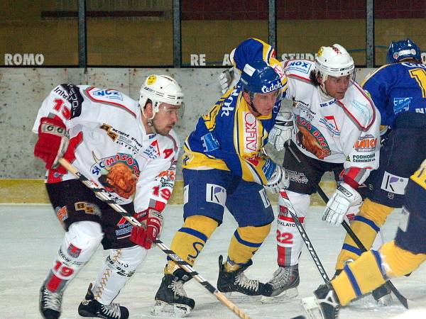 Klatovští hokejisté v nedělním zápase podlehli  Písku 2:5